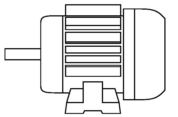 IEC-112-2P 4 B3 400/3/50 IP55 Эл.двигатель B3, разм. 112, 2900 об/мин, 4 кВт, 400 В, 3ф, 50 Гц