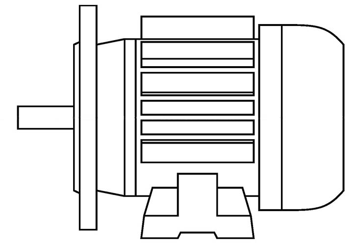 IEC-80-2P 1,1 B3/B5 400/3/50 IP55 Эл.двигатель B3/B5, разм. 80, 2900 об/мин, 1,1 кВт, 400 В, 3ф, 50 Гц